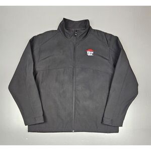 Pizza Hut Employee Jacket Adult Large.‎ Black Full-Zip Soft Shell IQ Apparel.